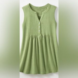 Coldwater Creek Pintuck Henley Tunic XL New